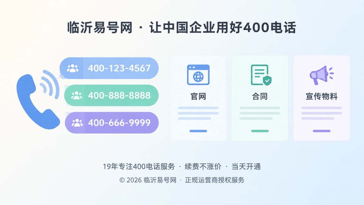 2026年选号指南：400号码如何降低企业长期沟通成本